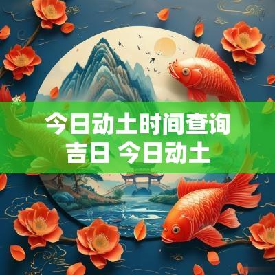 本月适宜动土的日子分析